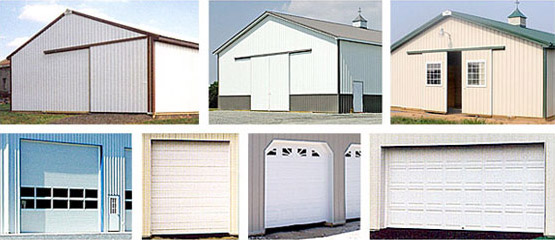 large commercial doors for pole barns