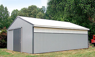 new metal barn