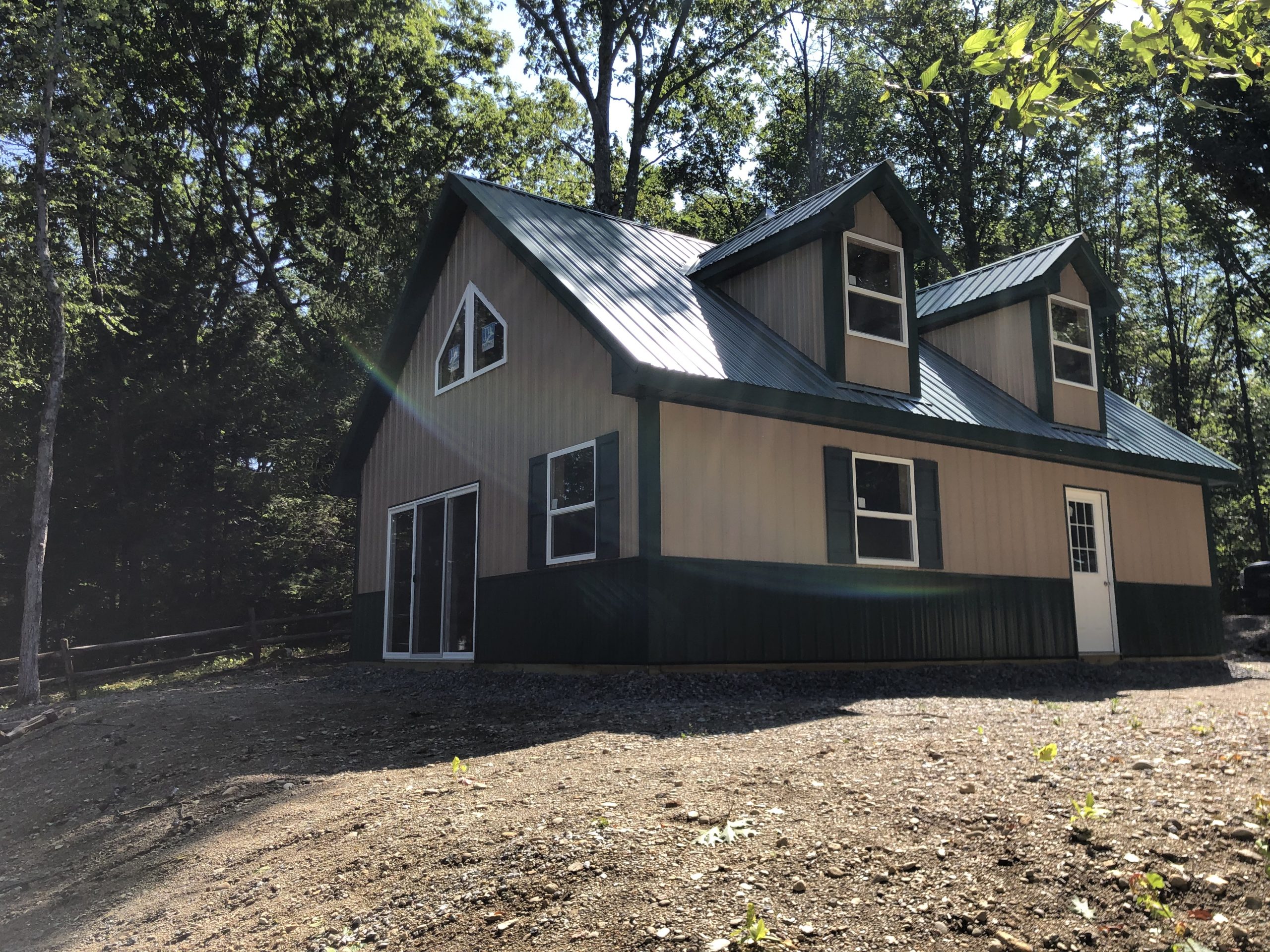 brand new pole barn home in new jersey