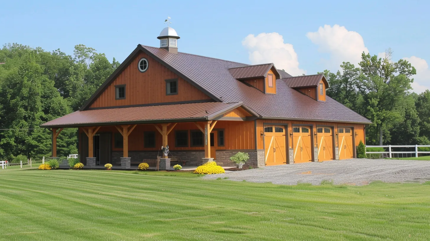 post frame horse barns