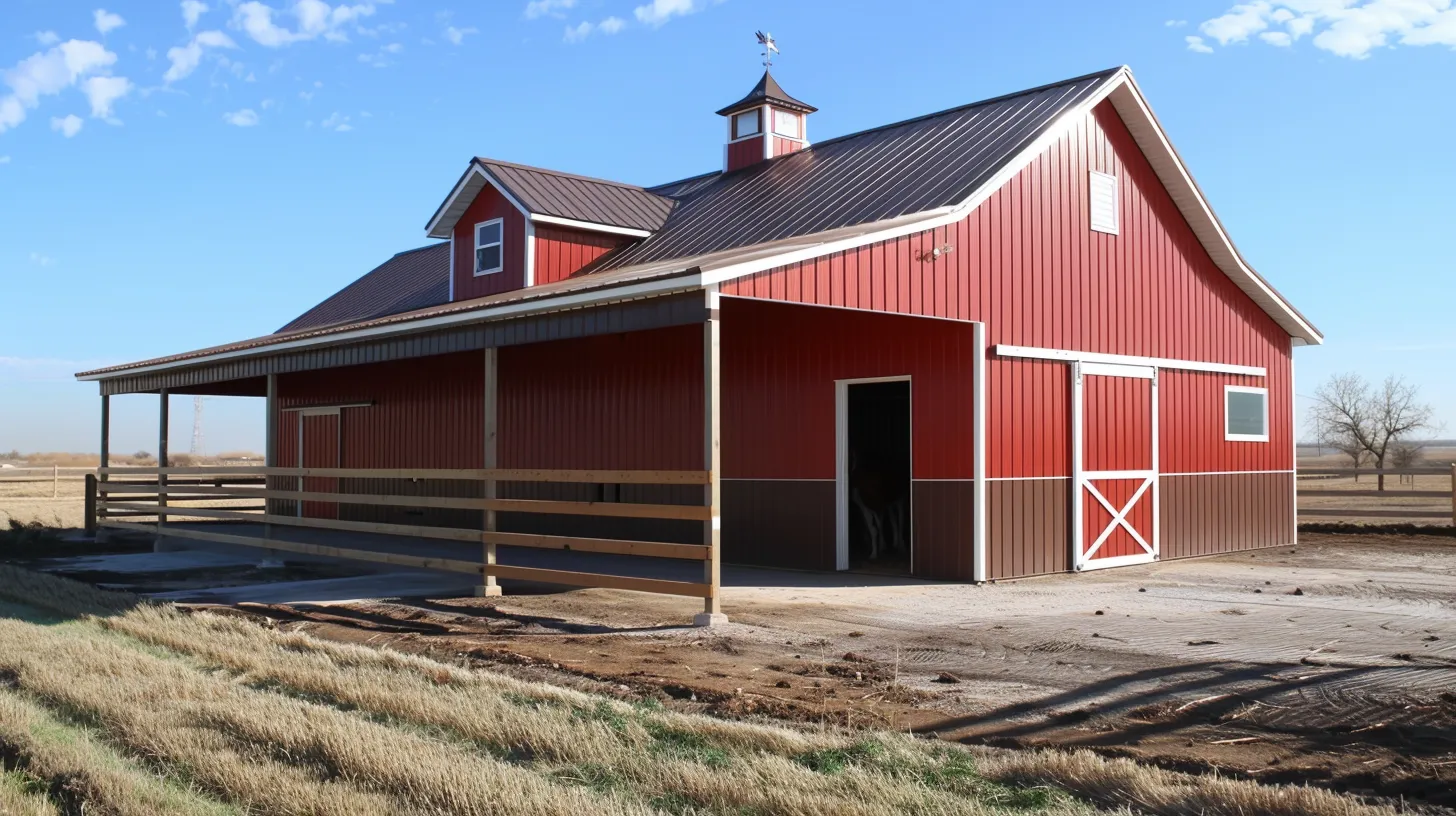 post frame horse barns